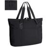 Portable Large Shoulder Bag Polyester Shoulder Handbag Hand-held Folding Shopping Bag  For Travel