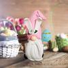 Faceless Doll Decoration Rabbitresin Ornaments Easter Egg Crafts Statue Garden