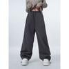 Серые спортивные штаны женские Y2k свободные брюки свободного покроя корейский уличный стиль повседневные широкие брюки спортивные штаны в стиле Харадзюку
