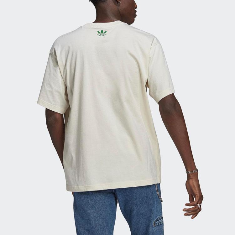 Adidas Мужская футболка с коротким рукавом с принтом Originals Stan Smith Off-White GQ8873