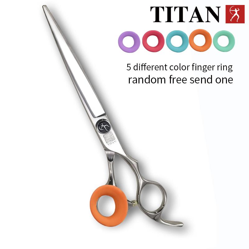 Titan High Quality SUS440C Japan Steel Cut Thinning 7.0, 7.5, 8, 8.5 Shears Pet Dog Cat Scissors Supplies Dog Grooming Scissors