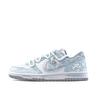 Кроссовки Dunk Crushed Ice Blue Pudding Двойная шнуровка Износостойкие Низкие Скейтбордические Обувь Мужская Белый Серый Синий 355152-106(Команда920-)