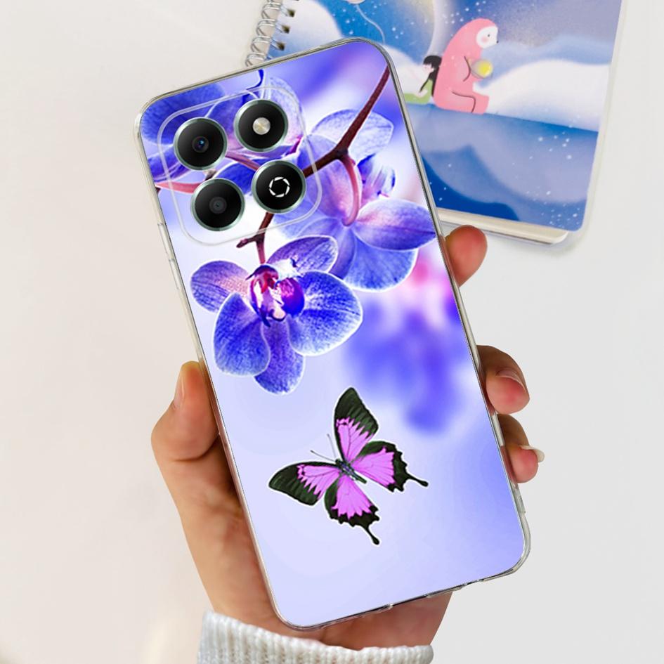 Чехол для Honor X6b JDY-LX1 JDY-LX2 Чехол Роскошный Мраморный Узор Мягкий Прозрачный Силиконовый Задняя Крышка Телефона Для Honor X6b 4G X 6B Fundas