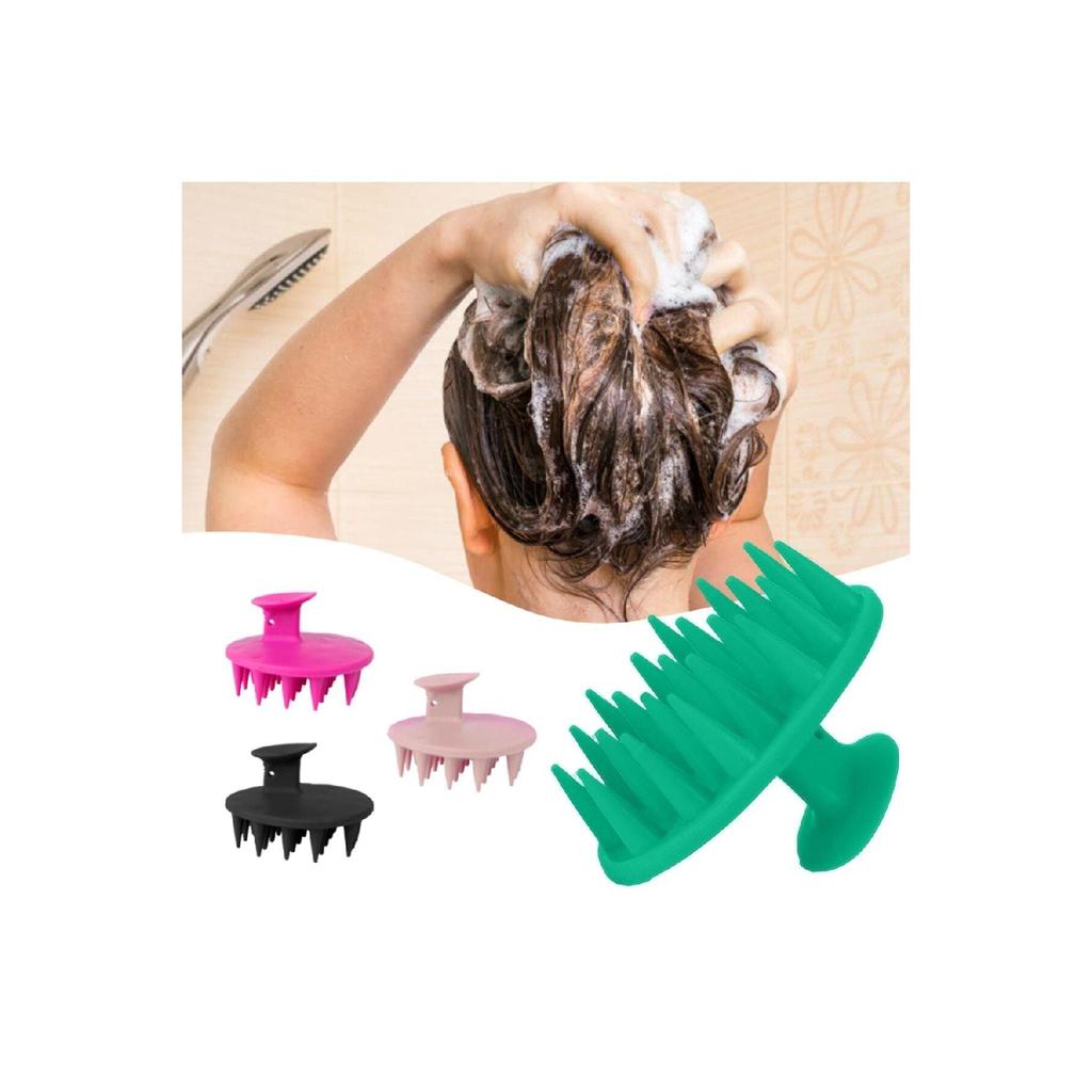 Мягкий силиконовый наконечник, массажная расческа для кожи головы, инструмент для мытья волос, щетка для мытья волос