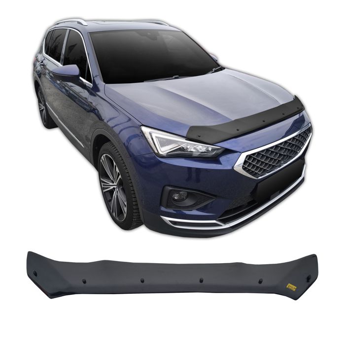 SCOUTT | Bra Capot Déflecteur Protection pour Seat Tarraco Depuis 2019, Aérodynamique, Assemblage Facile, Aucun perçage requis