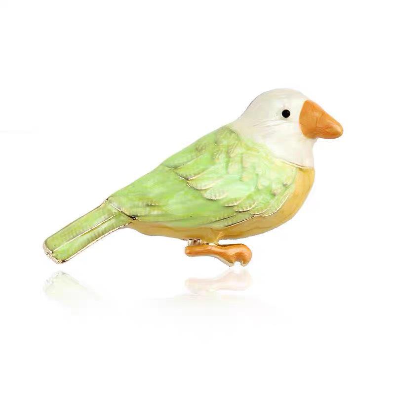 Симпатичная мультяшная эмалевая брошь-птица унисекс - изысканная анти-экспозиционная корсажная булавка для одежды
