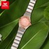 OPK 6042 Women's Quartz Watches Luxury Diamond Dial Ladies Dress Wristwatches Steel Strap Waterproof Luminous Watches for Woman