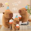 Snot Bear Capybara Birthday Cake Party Kapibara Plush Toy Doll Cute Doll Children'S Toy