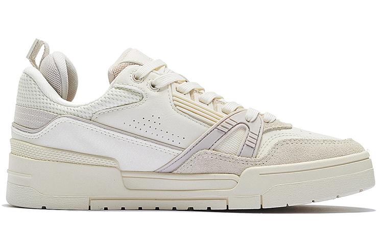 Li Ning 001 BTC Низкие кеды для скейтбординга Женские Белые AGCS104-5