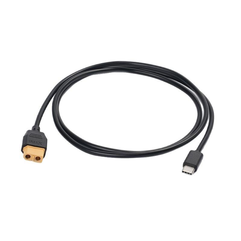 Кабель для зарядки Type C - XT60 100 Вт 20 В/5 А Быстрая зарядка для дронов, накопителей энергии и устройств для улицы