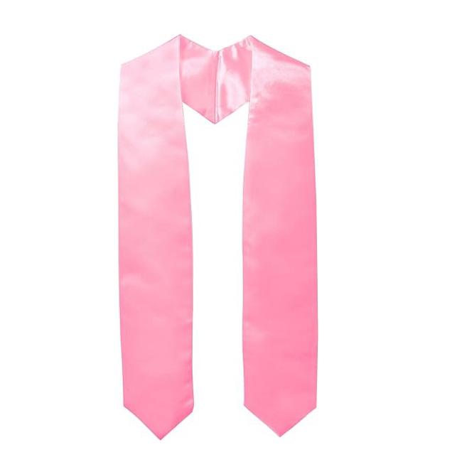 183Cm University Graduation Season Ribbon Ceremonial Shoulder Strap, Solid Color Honorary Award Satin Shawl Gift
