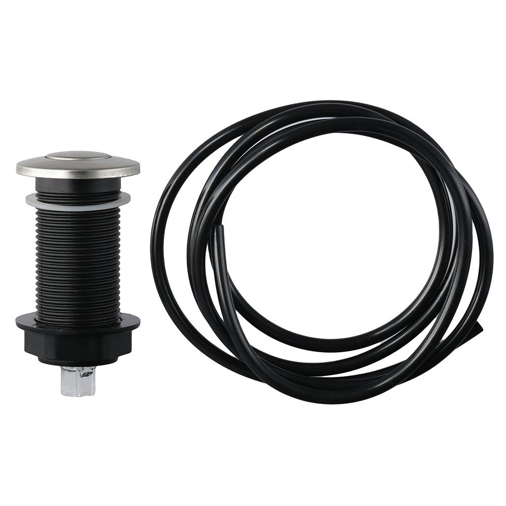 Удлиненный переключатель для утилизации мусора из нержавеющей стали с воздушным шлангом, детали для утилизации пищевых отходов