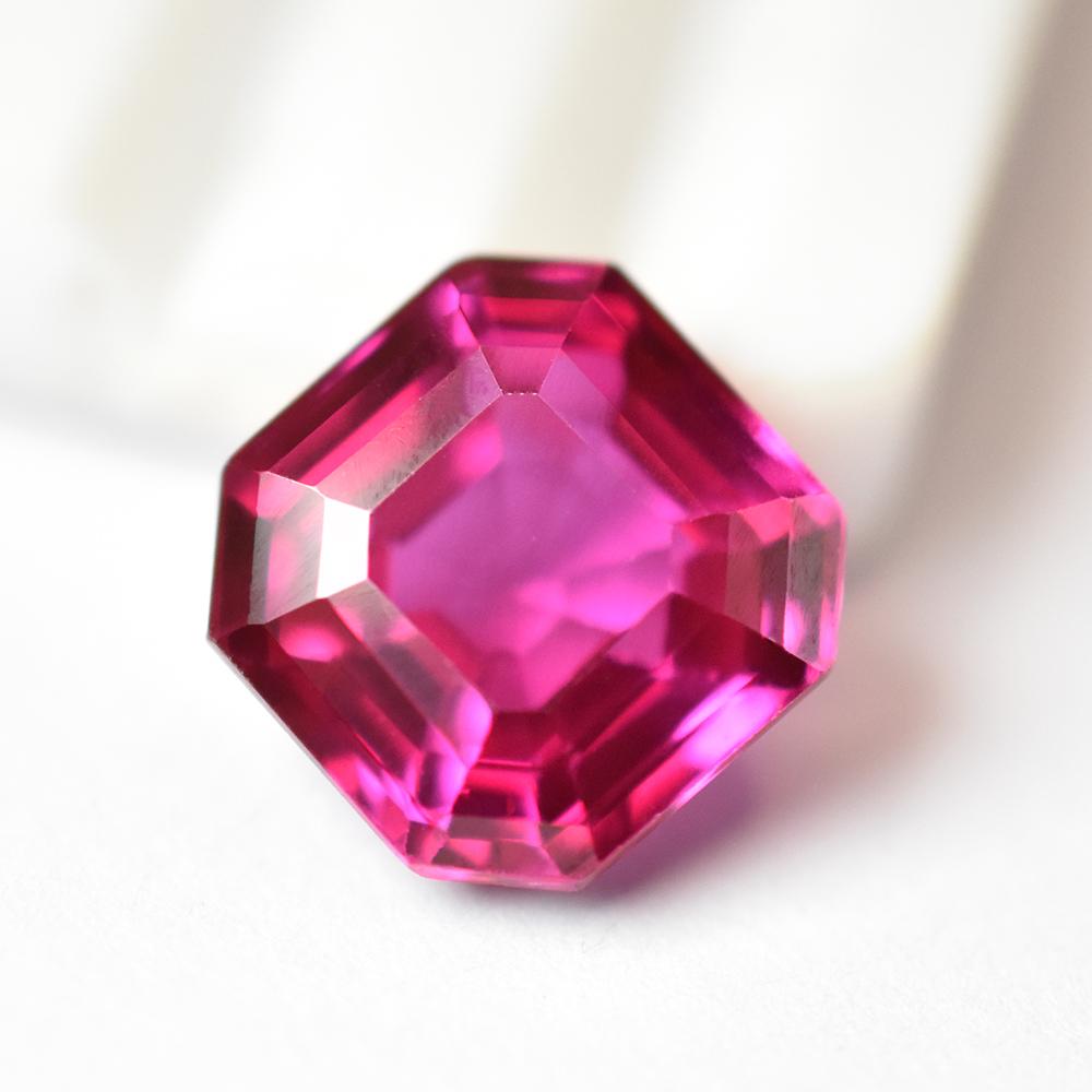 Natural Purple sapphire 9.65 Ct Square Cut Stunning Loose Gemstone