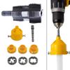 Сантехника Внутренняя резьба Пробойник Пробивной Электрический Открыватель отверстий ПВХ Труба Нарезчик резьбы Комплект Ручной инструмент