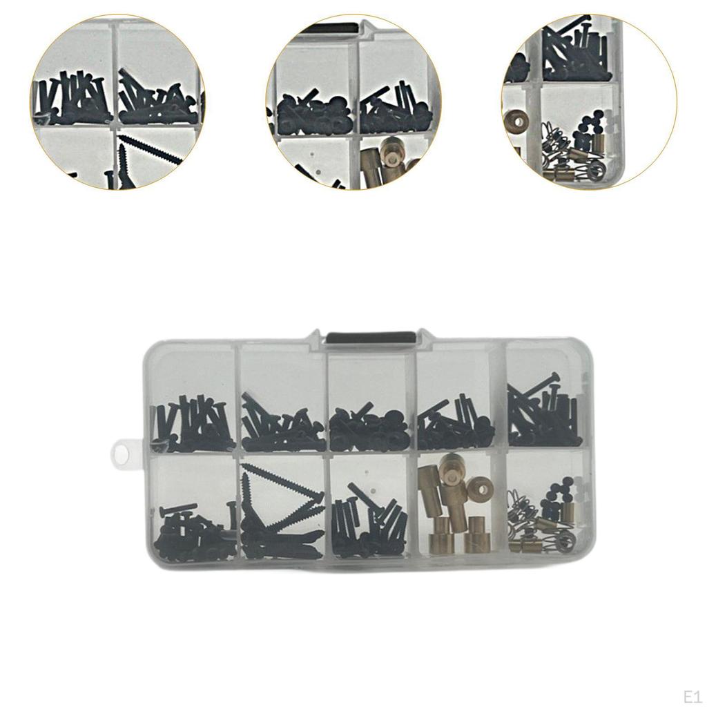 RC Car Screws Upgrade Part with Storage Box Portable Sturdy Repair Tool DIY Accessory for