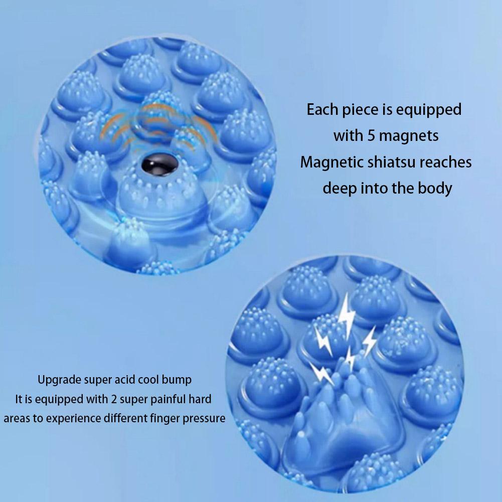 Foot Massage Mat Acupressure Mat Thickened Reflexology Mat Toe Walking Plate Pressure Point Pad for Foot Stress Relief