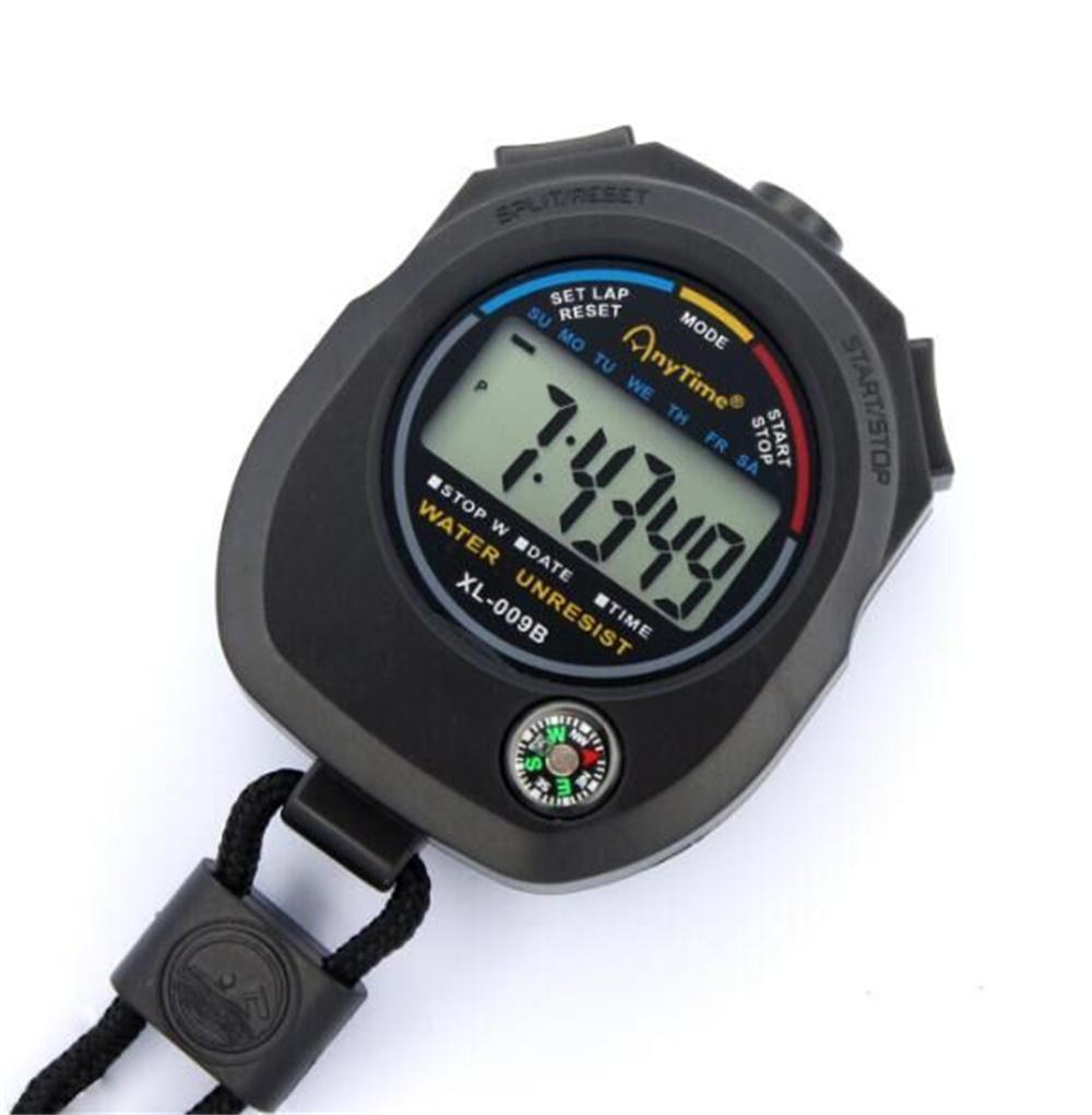 2PCS Handheld Stopwatch Sports Stopwatch Timer Coach Referee Special Waterproof