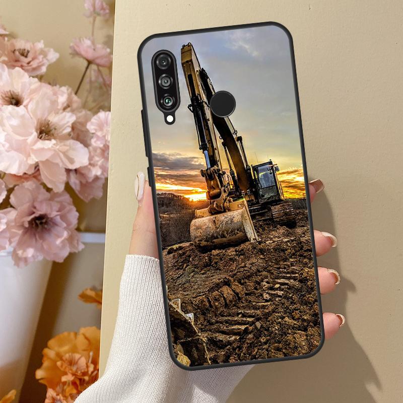 Чехол для экскаватора Honor 50 8X 9X 10i для Huawei P50 Pro P20 P40 P30 Lite P Smart 2021 Nova 5T