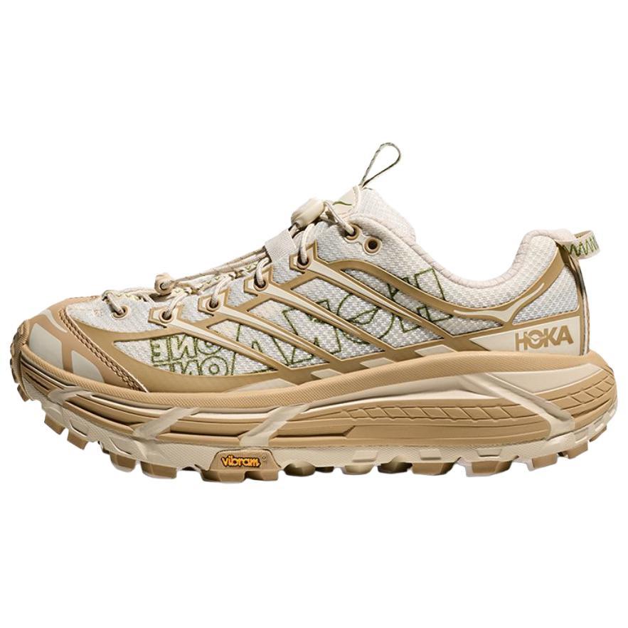 HOKA One One Кроссовки для трейлраннинга Mafate Three 2 Унисекс Бело-коричневые 1175490-KKT