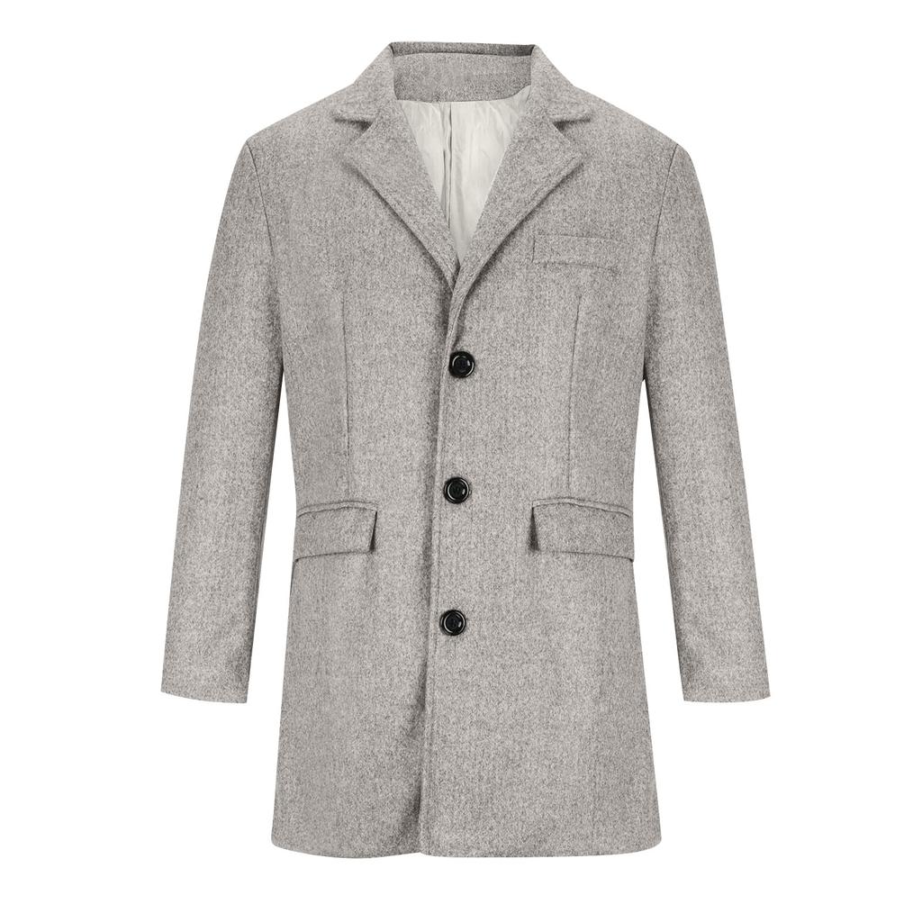 Fashion Lapel Casual Cardigan Jacket Long Sleeved Slim Fitting Jacket Lapel