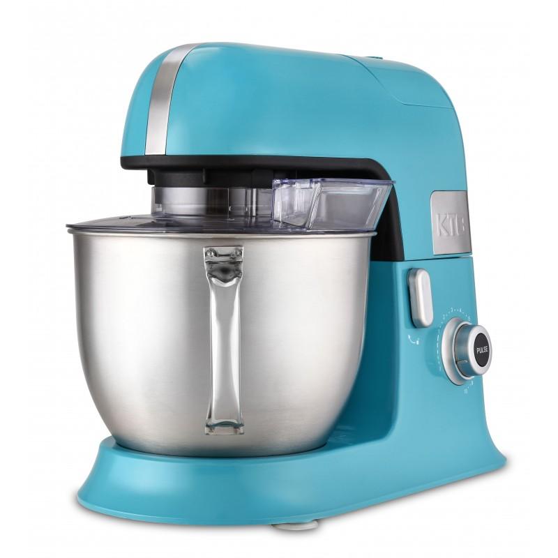KitchenCook Expert_xl_blue - Robot Stand Mixer 6.5l - 1300w - Glass Blender 1.5l