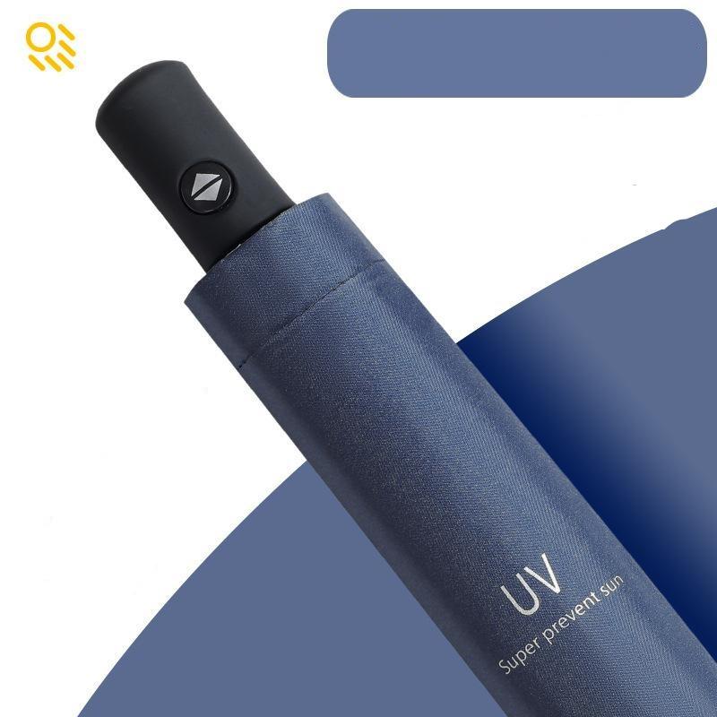 Устойчивый полностью автоматический зонт от дождя для женщин и мужчин, 3 складных