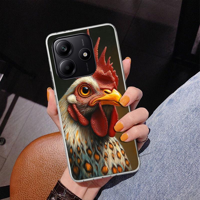 Chicken Hen Rooster Phnoe Case for Phnoe Case for Xiaomi Redmi Note 15 14 14S 13 Pro Plus 12 12S 11S 11E 10S 10 11T 5G Unique Co