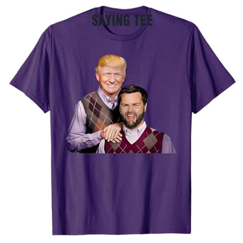 MAGA Вэнс 2024 Братья Смешная Пародия MAGA Дж.Д.. Футболка Vance Bros Юмор Смешная Кампания Графическая Одежда Короткий Рукав Футболка с Надписью