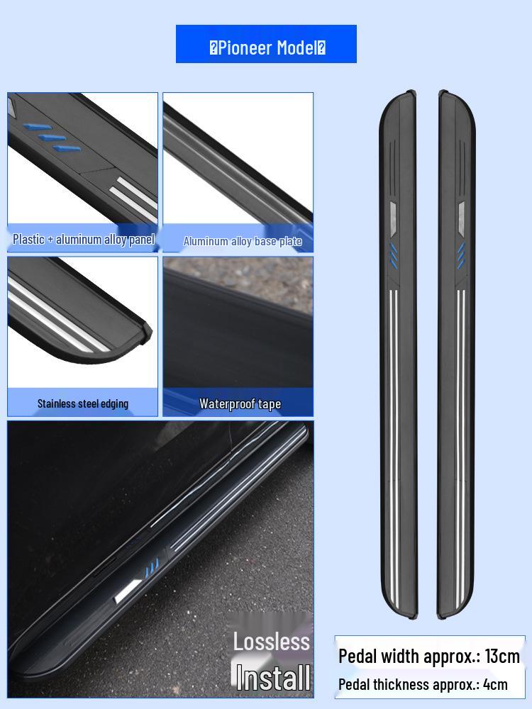 2024 Beijing BJ30 Electric Vehicle Aluminum Foot Pedals with Welcome Lights