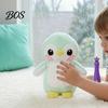 DIY Drawing Stuffed Doll Glow in The Dark Animal Toy with Light Pen, Luminous Fox Rabbit Kids Plush Bear Penguin Doll, Painting Glowing Plushie