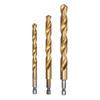 Hex Shank Drill Bit 4241 High Speed Steel Drilling Tools High Hardness Twist Drill  Metal Punching