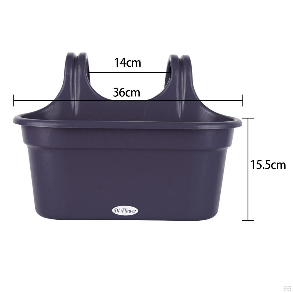 Балконные перила, подвесной горшок, цветочный горшок, оконная коробка, корзина для растений в помещении и на открытом воздухе