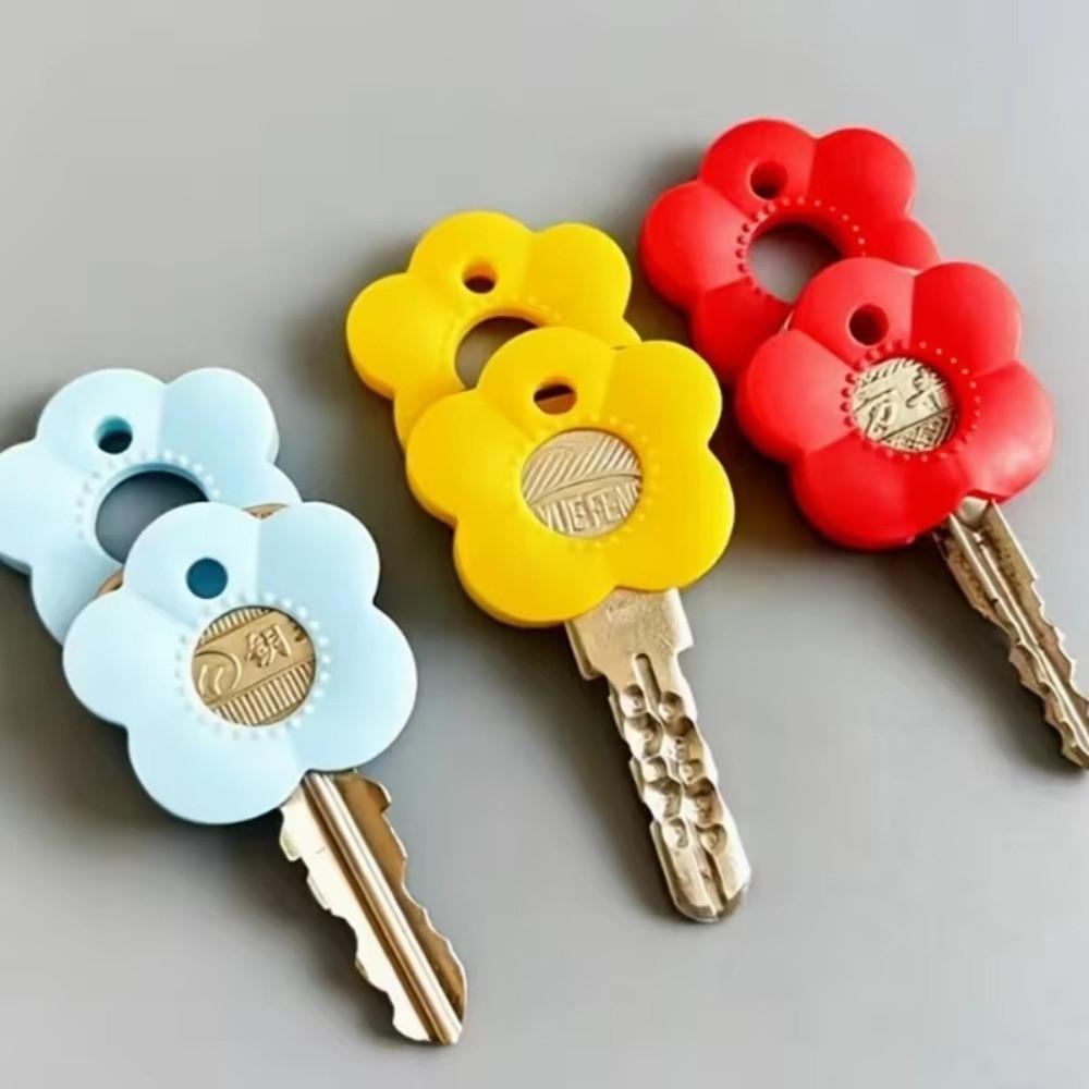 DIY Silicone Key Sleeve Key Distinguish Multi-color Key Sleeve Practical Key Cap Cover Key