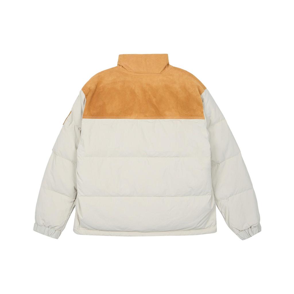 Timberland Свободный теплый пуховик с воротником-стойкой и заниженными плечами, унисекс, верхняя одежда, цвет белый A2AB5-CY2