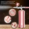 Cordless Airbrush Set Auto Handheld Air Brush for Makeup Nail Art Cake Decor Model Painting Barber