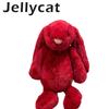 Плюшевая игрушка Jellycat Красный Заяц Бонни с коротким мехом для детей и коллекционеров