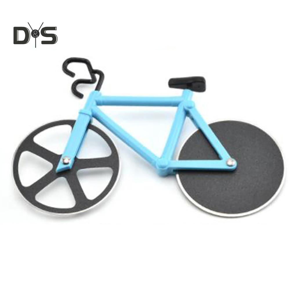 Новинка SW в форме велосипеда, резак для пиццы, двухколесный слайсер, кухонный инструмент для домашнего декора