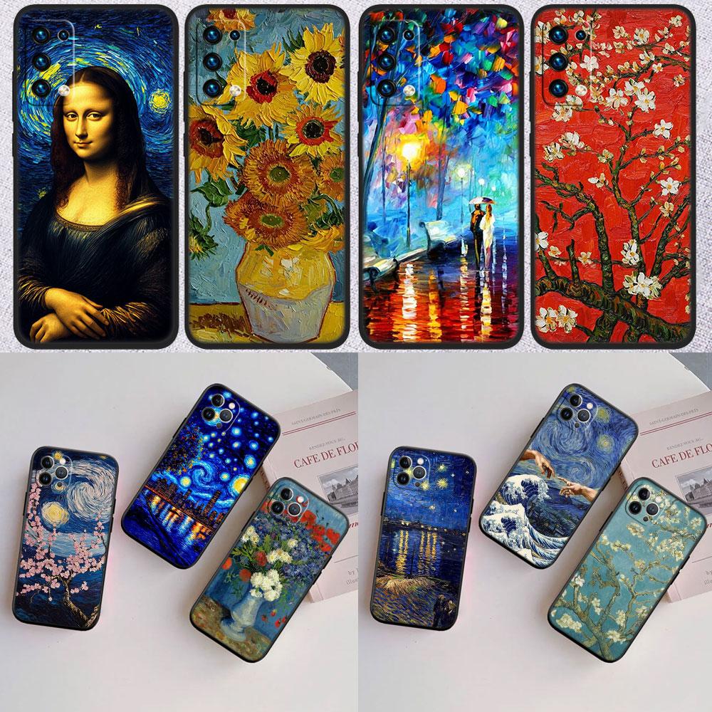 IK65 Starry Night Van Gogh New High-End Shell Phone Case for Redmi Note 8 9 Pro Max 9S 9T 9C NFC 8T 8A 10A A4