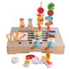 Wooden Pretend Play Kitchen Toys Simulation Food Kids Pretend Cooking Toy  Toddlers Boys Girls