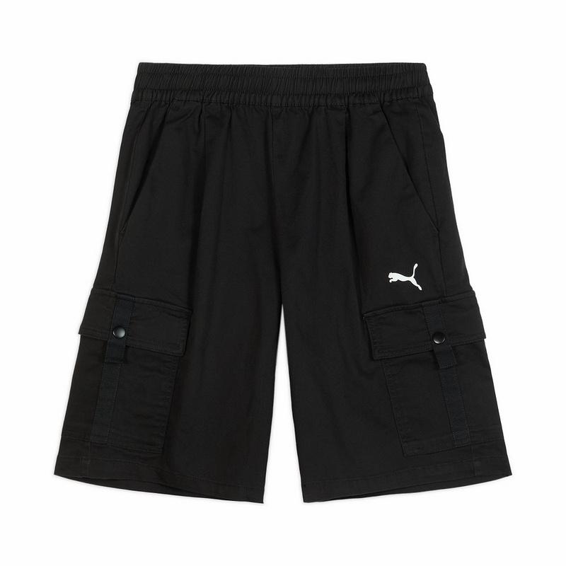 PUMA Woven Cargo Shorts Men's Black Moderate 635852-01
