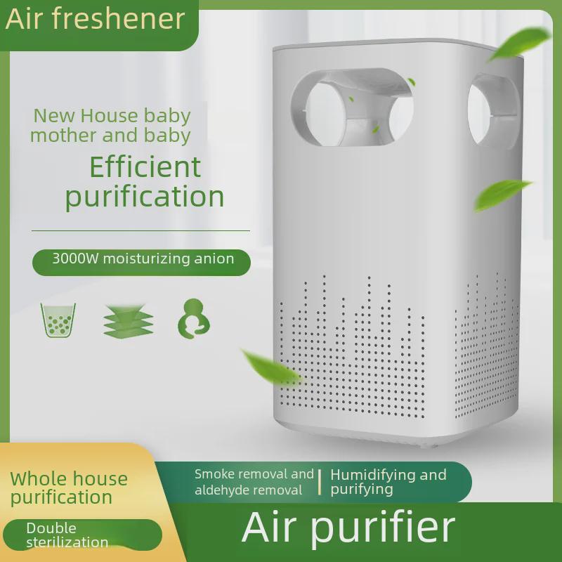 Настольный очиститель воздуха для дома и офиса — устраняет дым и формальдегид с помощью технологии мини-отрицательных ионов