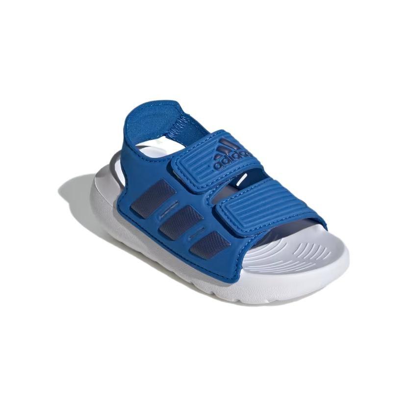 adidas ALTASWIM 2.0 Противоскользящие и износостойкие низкие детские туфли для малышей, сине-белые, ID0308