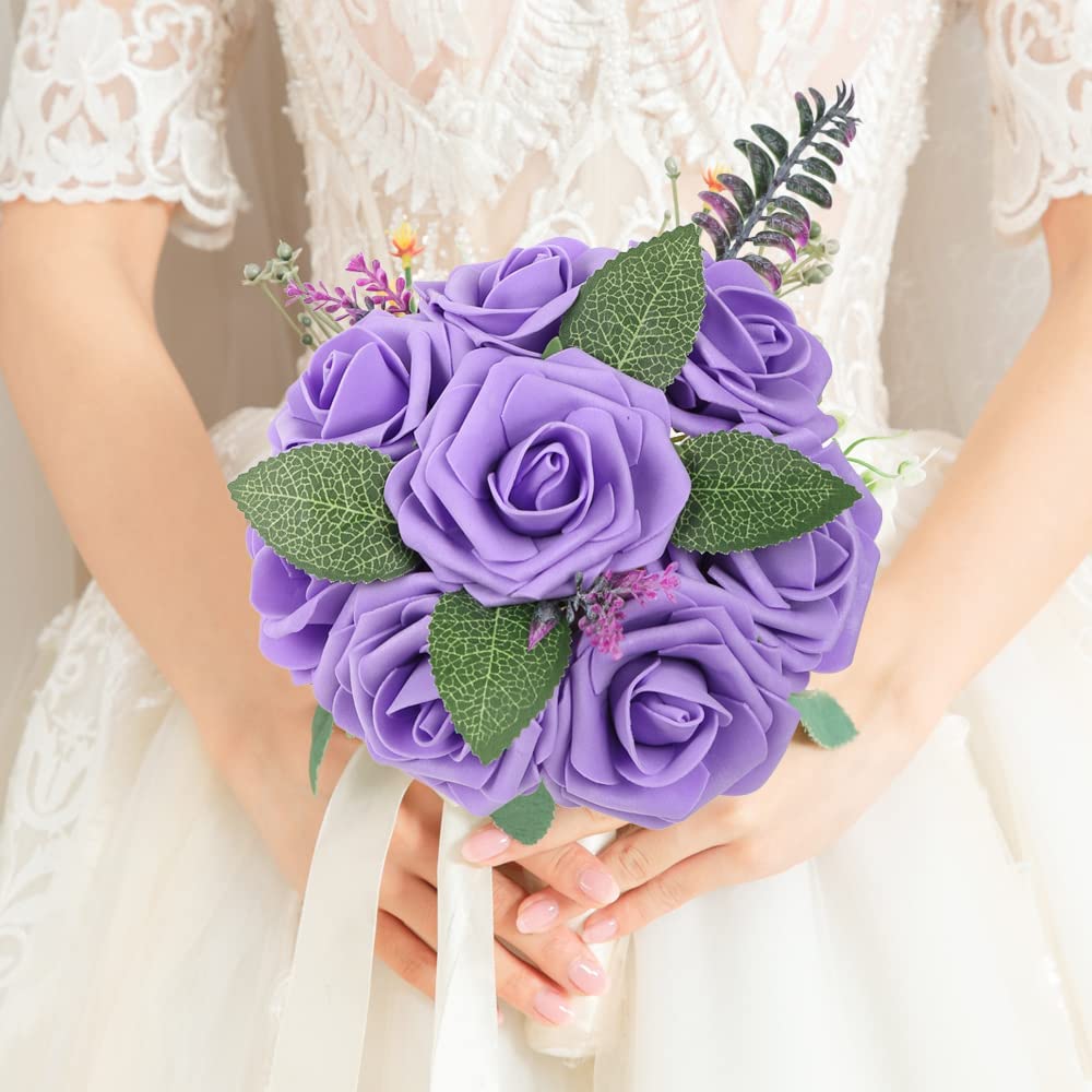 50шт искусственная пена роза искусственная роза цветок искусственная роза со стеблем DIY свадебный букет свадебный душ центральный цветочная композиция вечеринка