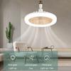 LED Ceiling Fan Stepless Dimming Speed Adjustable Remote Control High