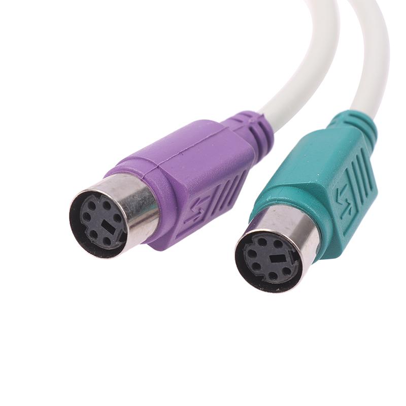 1 шт. DIY Аксессуары USB Male на PS/2 PS2 Female Кабель-конвертер Адаптер Приемник USB для клавиатуры