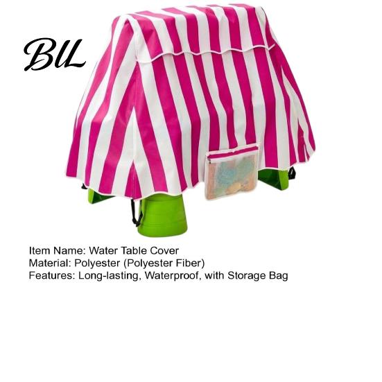 Kids Water Table Accessories Cover with Storage Bag Waterproof Snug Fit Outdoor for Toy Protects from Dust Debris Play
