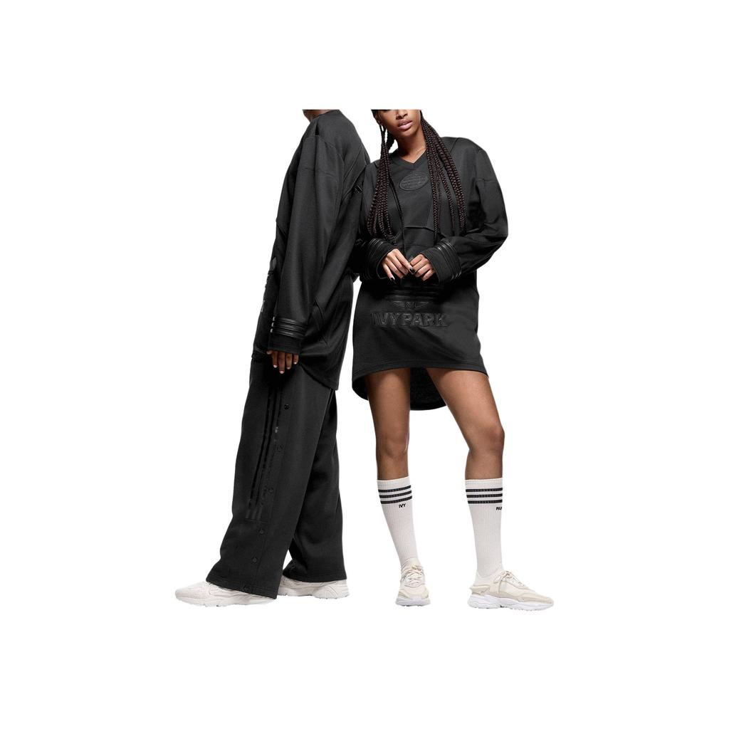 Adidas Ivy Park Модный Джерси (Все гендерные) Черный унисекс уличная одежда IT0261