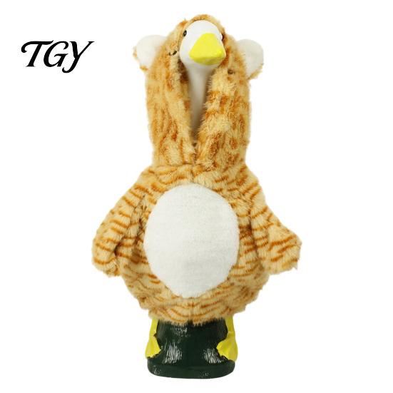Holiday Goose Costume for Porch Animal Clothing 23 Inch Goose, Decorative Outfit, Creative Clothes Yard And Garden, Seasonal Lawn Ornament Standard