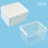 Korean Transparent Storage Box Blind Box Card Photocard Storage Box Photo Card Organizer Classification Flip Box