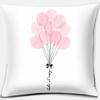 Pink Series Printed Pillowcase Home Decor Car Sofa Cushion Cover